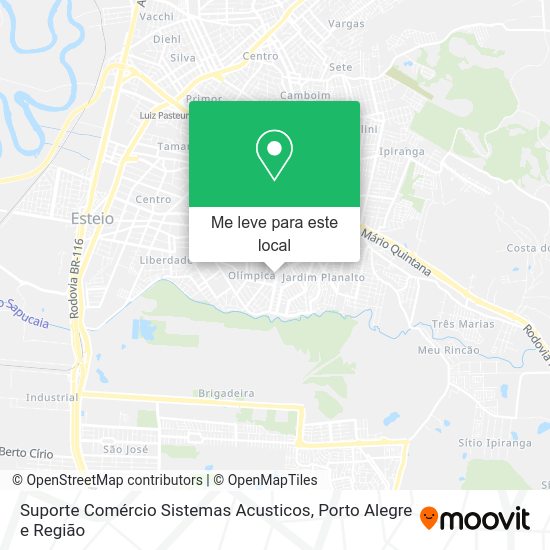 Suporte Comércio Sistemas Acusticos mapa