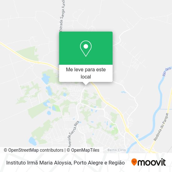Instituto Irmã Maria Aloysia mapa