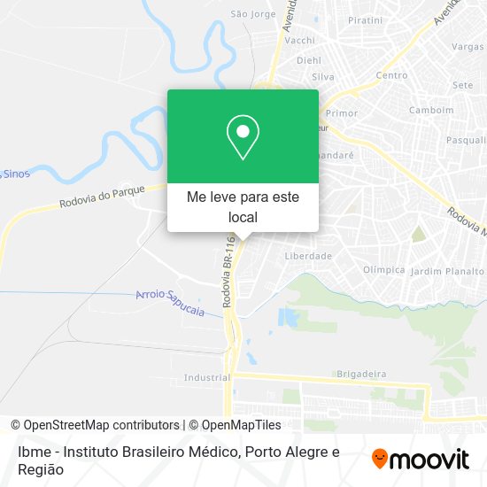 Ibme - Instituto Brasileiro Médico mapa