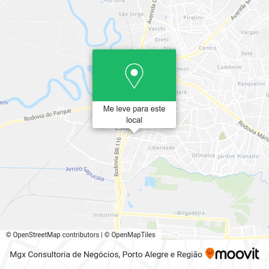 Mgx Consultoria de Negócios mapa