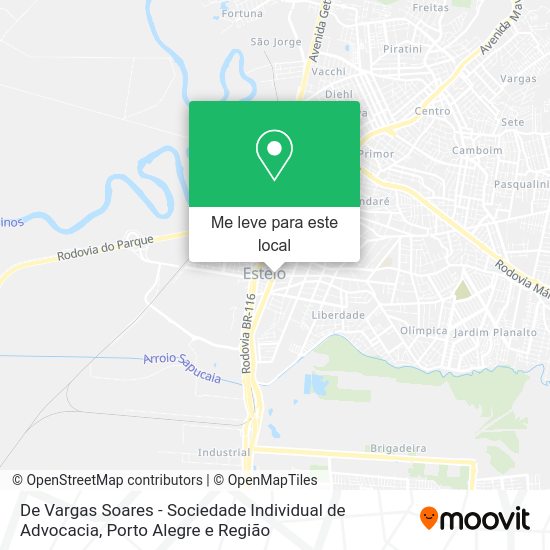 De Vargas Soares - Sociedade Individual de Advocacia mapa