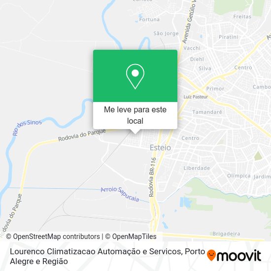 Lourenco Climatizacao Automação e Servicos mapa