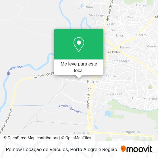 Polnow Locação de Veiculos mapa