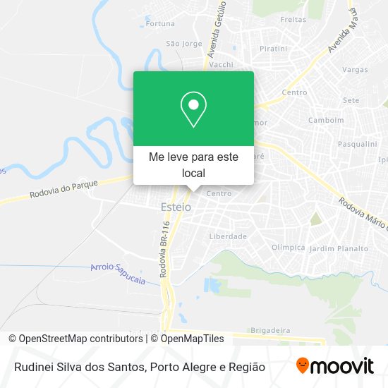 Rudinei Silva dos Santos mapa