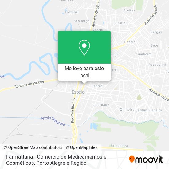 Farmattana - Comercio de Medicamentos e Cosméticos mapa