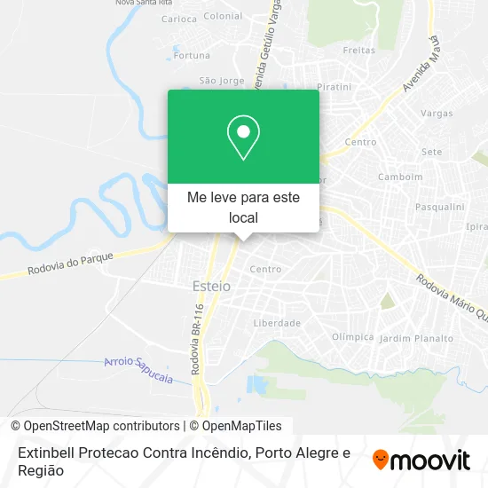 Extinbell Protecao Contra Incêndio mapa