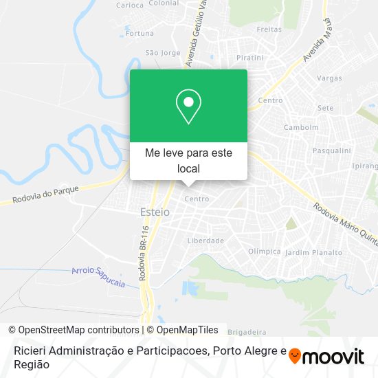 Ricieri Administração e Participacoes mapa