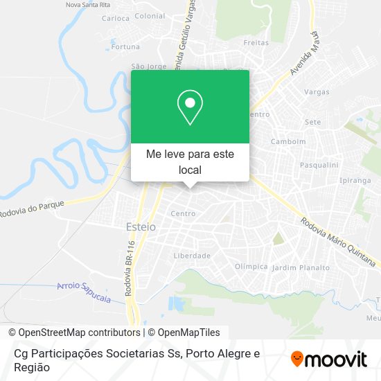 Cg Participações Societarias Ss mapa