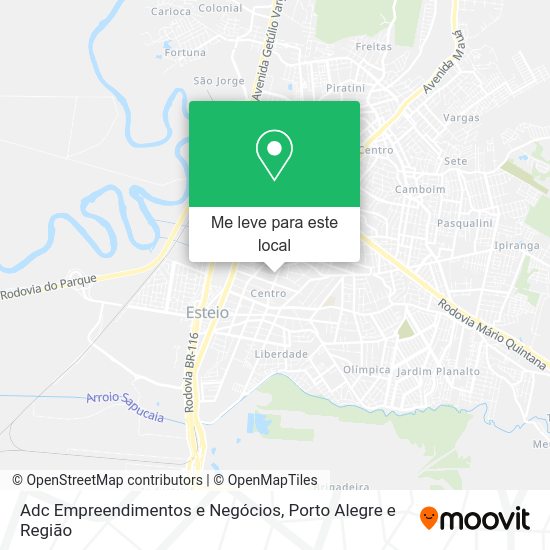 Adc Empreendimentos e Negócios mapa