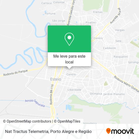 Nat Tractus Telemetria mapa