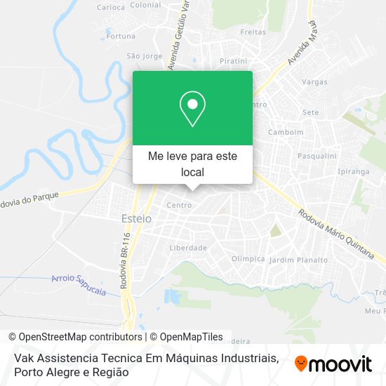 Vak Assistencia Tecnica Em Máquinas Industriais mapa
