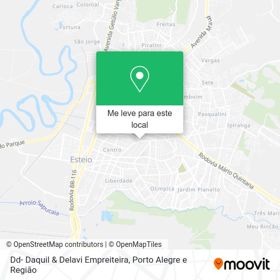 Dd- Daquil & Delavi Empreiteira mapa