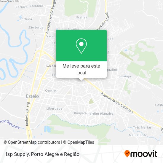 Isp Supply mapa