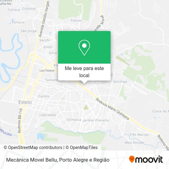 Mecânica Movel Bellu mapa