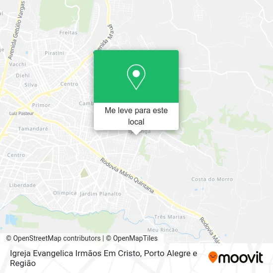 Igreja Evangelica Irmãos Em Cristo mapa