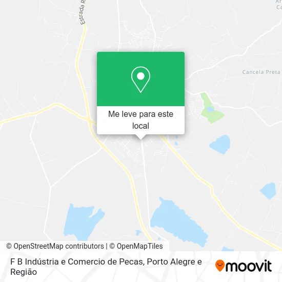 F B Indústria e Comercio de Pecas mapa
