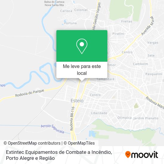 Extintec Equipamentos de Combate a Incêndio mapa
