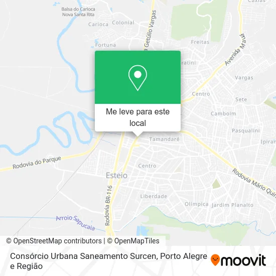 Consórcio Urbana Saneamento Surcen mapa