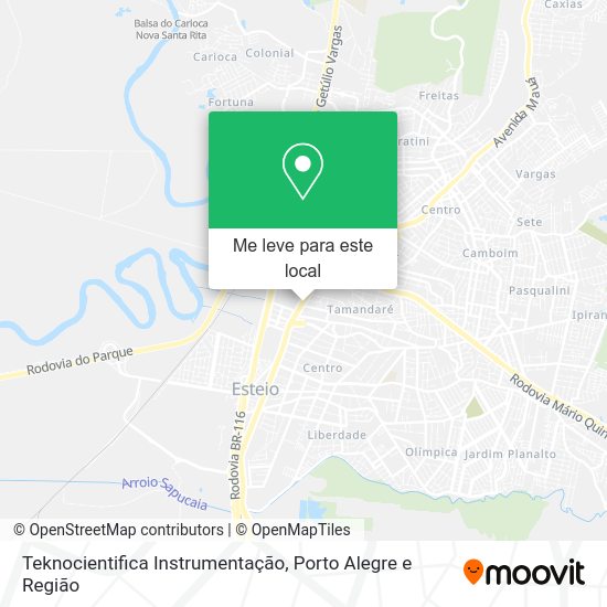 Teknocientifica Instrumentação mapa