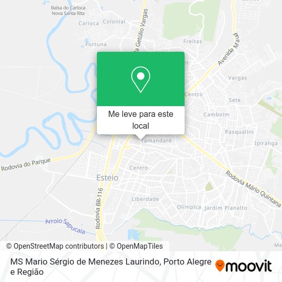 MS Mario Sérgio de Menezes Laurindo mapa