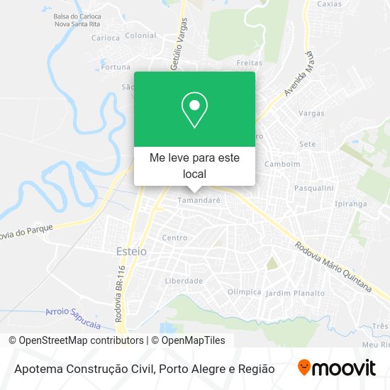 Apotema Construção Civil mapa