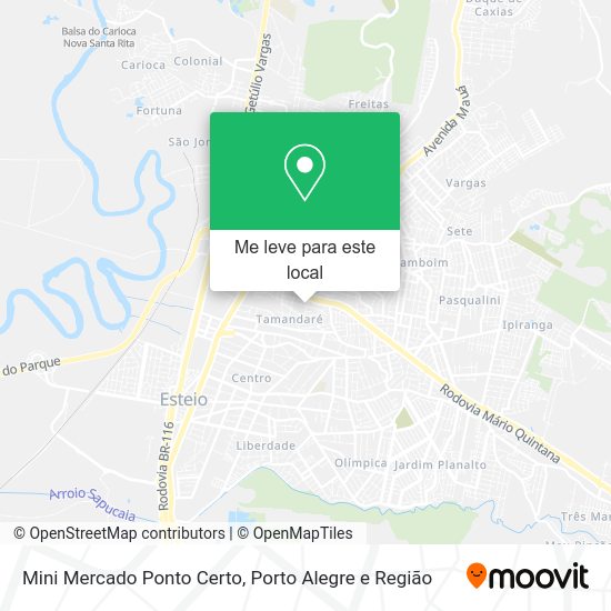 Mini Mercado Ponto Certo mapa