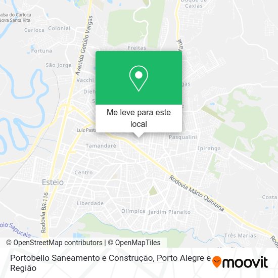 Portobello Saneamento e Construção mapa