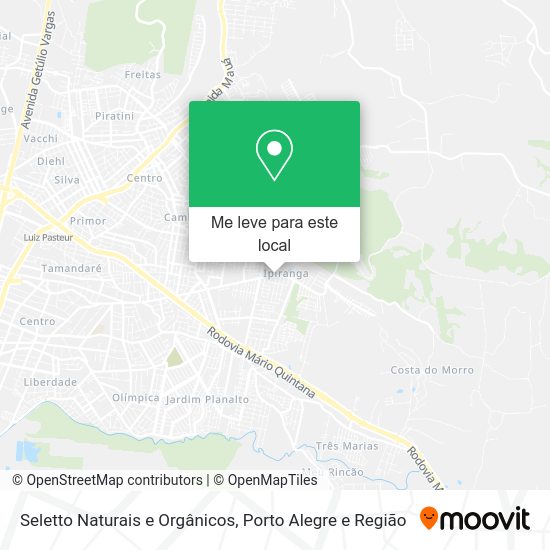 Seletto Naturais e Orgânicos mapa
