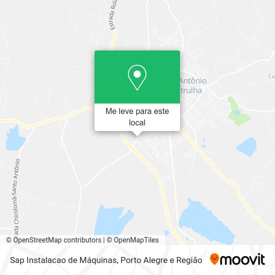 Sap Instalacao de Máquinas mapa