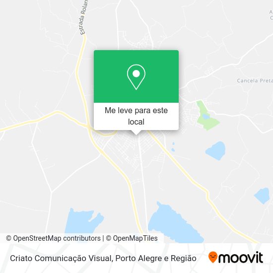 Criato Comunicação Visual mapa