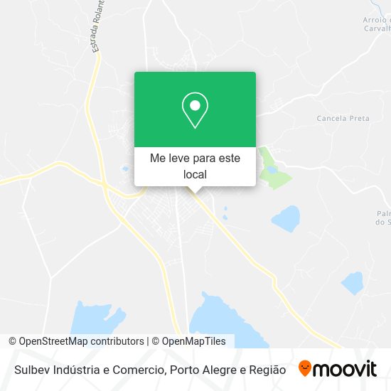 Sulbev Indústria e Comercio mapa