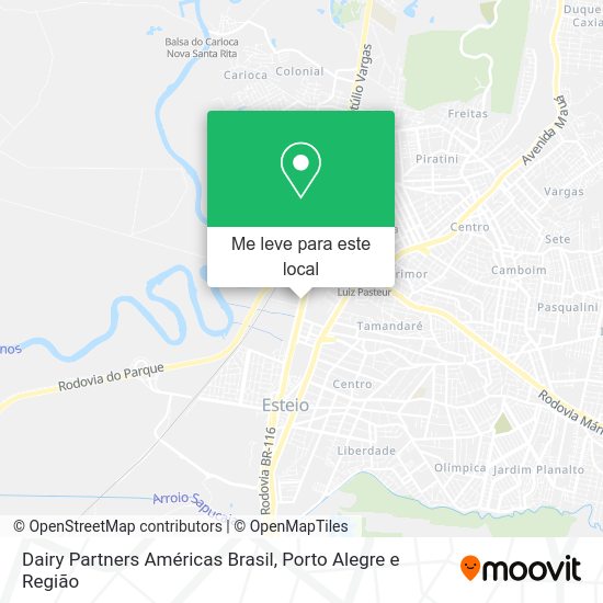 Dairy Partners Américas Brasil mapa