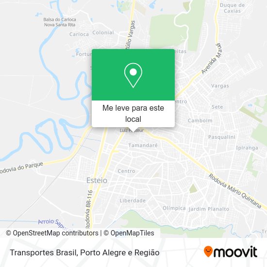 Transportes Brasil mapa