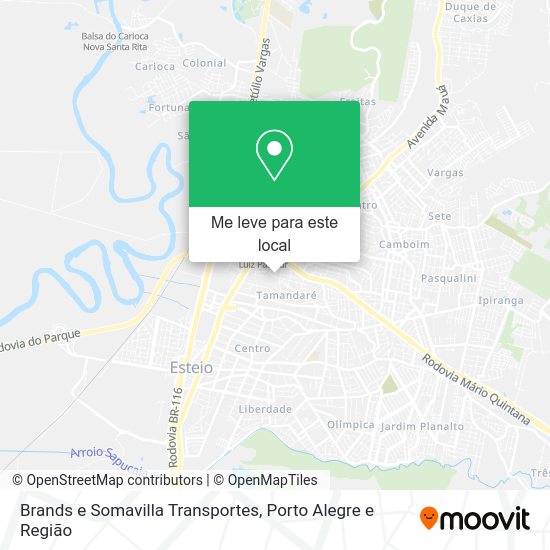 Brands e Somavilla Transportes mapa