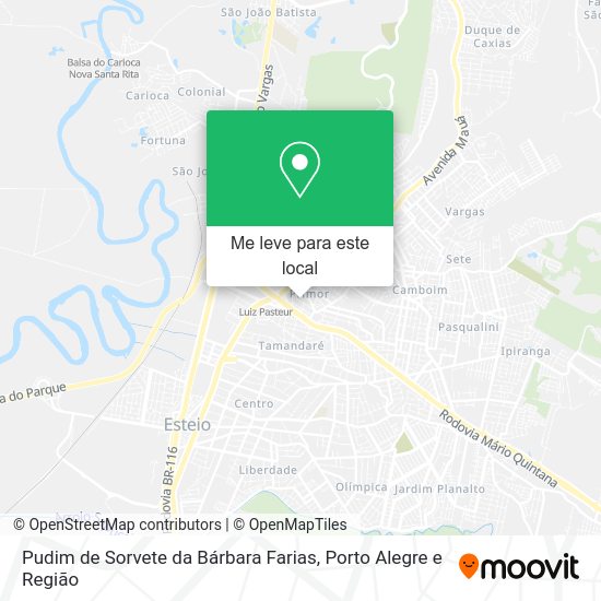 Pudim de Sorvete da Bárbara Farias mapa