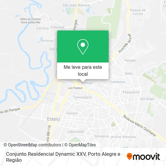 Conjunto Residencial Dynamic XXV mapa