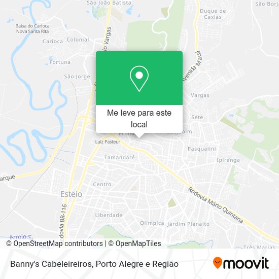 Banny's Cabeleireiros mapa