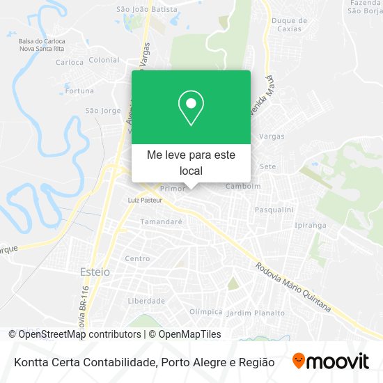 Kontta Certa Contabilidade mapa