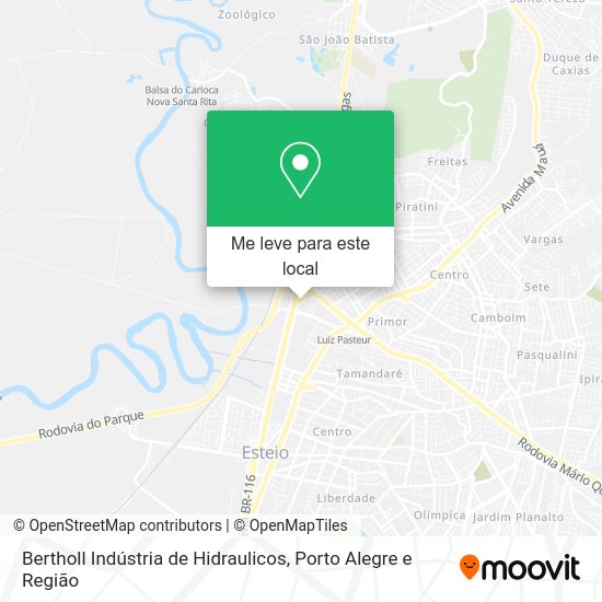 Bertholl Indústria de Hidraulicos mapa