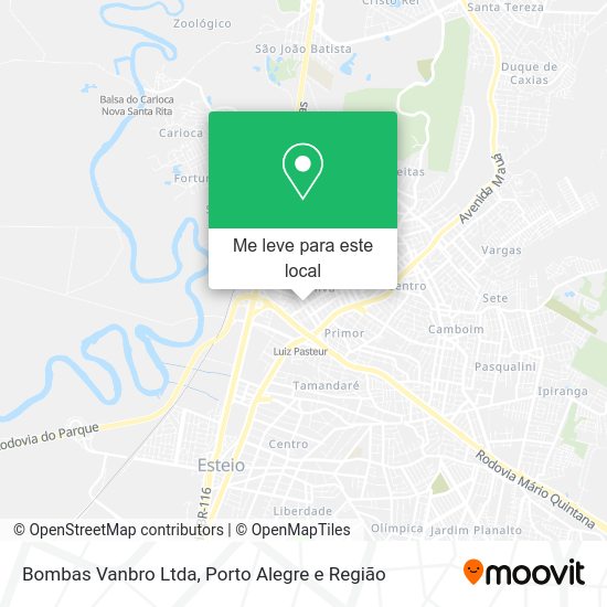 Bombas Vanbro Ltda mapa