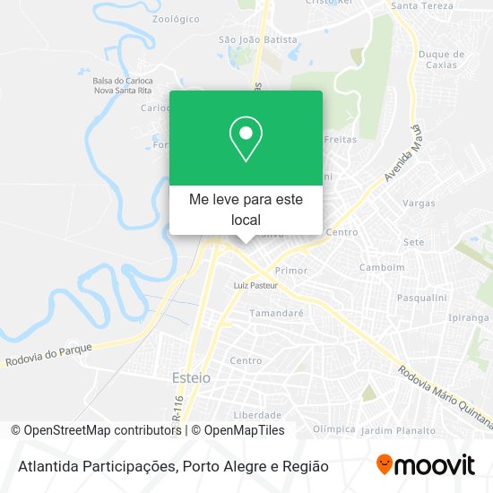 Atlantida Participações mapa
