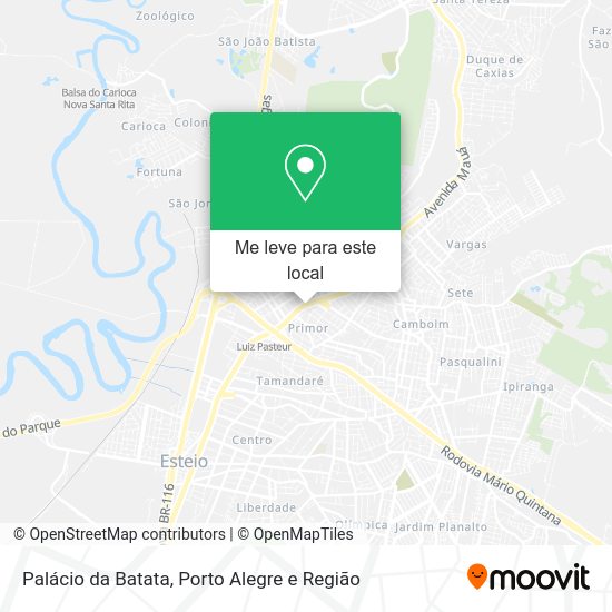Palácio da Batata mapa