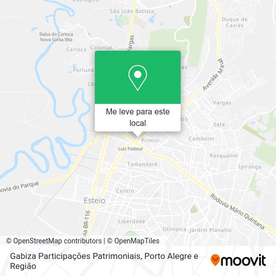 Gabiza Participações Patrimoniais mapa