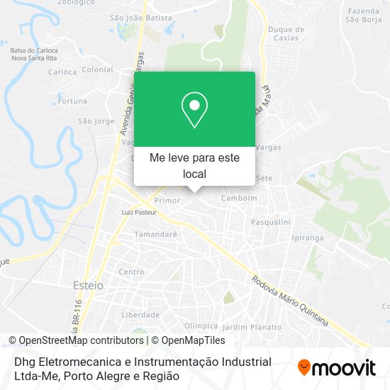 Dhg Eletromecanica e Instrumentação Industrial Ltda-Me mapa