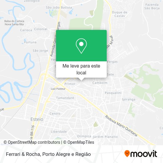 Ferrari & Rocha mapa