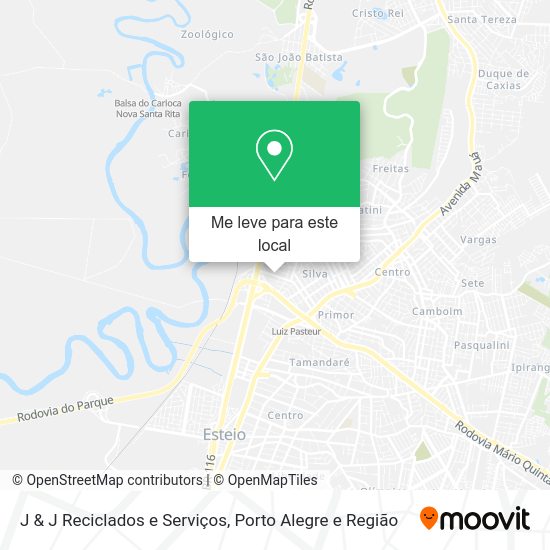J & J Reciclados e Serviços mapa