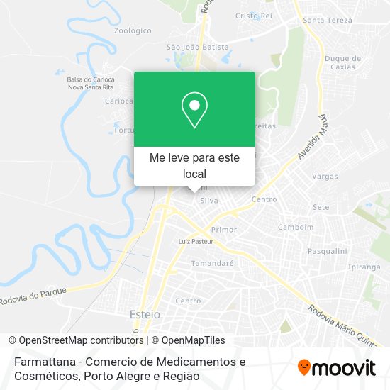 Farmattana - Comercio de Medicamentos e Cosméticos mapa