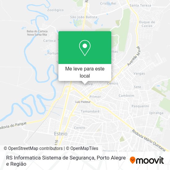 RS Informatica Sistema de Segurança mapa