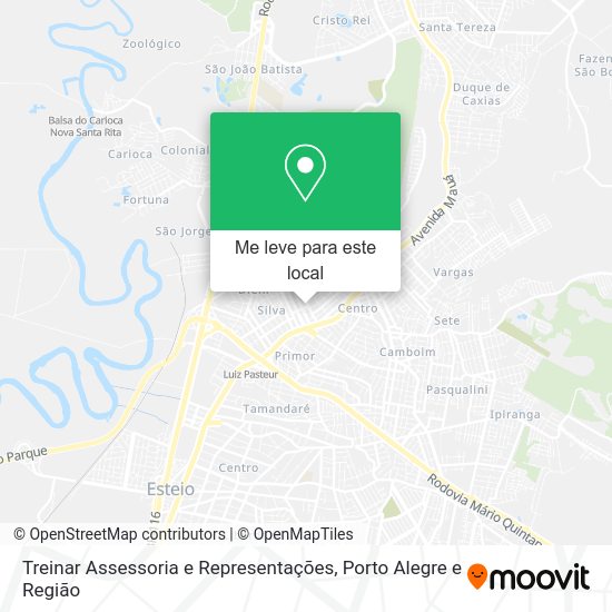Treinar Assessoria e Representações mapa