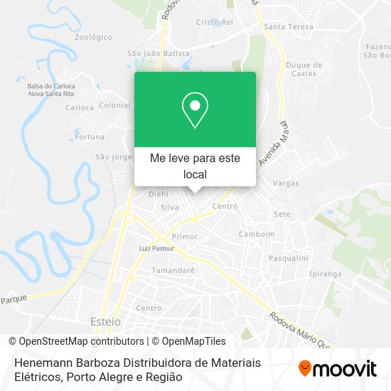 Henemann Barboza Distribuidora de Materiais Elétricos mapa